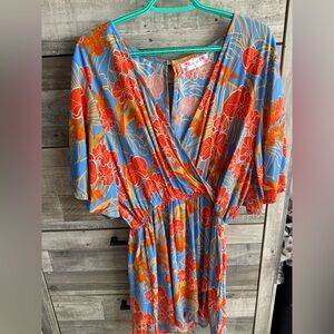 Ava Sky Floral romper Remy